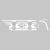 Плинтус потолочный Плинтус потолочный с рисунком DECOMASTER DT-9885 (140*170*2400мм) – цена, описание и отзывы — фото